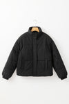 KaleaBoutique Checkerboard Full Zipper Puffer Jacket - KaleaBoutique.com