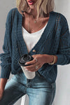 KaleaBoutique Open Knit Drop Shoulder Sweater Cardigan - KaleaBoutique.com