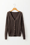 KaleaBoutique Open Knit Drop Shoulder Sweater Cardigan - KaleaBoutique.com