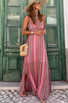 KaleaBoutique Halter Neck Tribal Boho Printed Backless Maxi Dress - KaleaBoutique.com