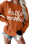 KaleaBoutique Hello Pumpkin Graphic Sweater - KaleaBoutique.com