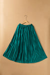 KaleaBoutique Satin Elastic Waist Pleated Maxi Skirt - KaleaBoutique.com