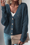 KaleaBoutique Open Knit Drop Shoulder Sweater Cardigan - KaleaBoutique.com