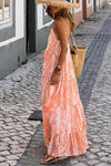 KaleaBoutique Abstract Print Spaghetti Straps Backless Tiered Maxi Dress - KaleaBoutique.com