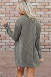 KaleaBoutique Stylish Beautiful Corded Open Front Knit Cardigan - KaleaBoutique.com