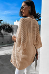 Hollow-out Bracelet Sleeve Knit Cardigan - KaleaBoutique.com