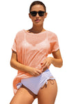 KaleaBoutique Stylish Loose Fit Pockets Short Sleeve Beach Cover Up - KaleaBoutique.com