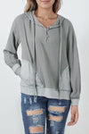 KaleaBoutique Contrast Patchwork Pullover Casual Hoodie - KaleaBoutique.com