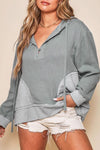 KaleaBoutique Contrast Patchwork Pullover Casual Hoodie - KaleaBoutique.com