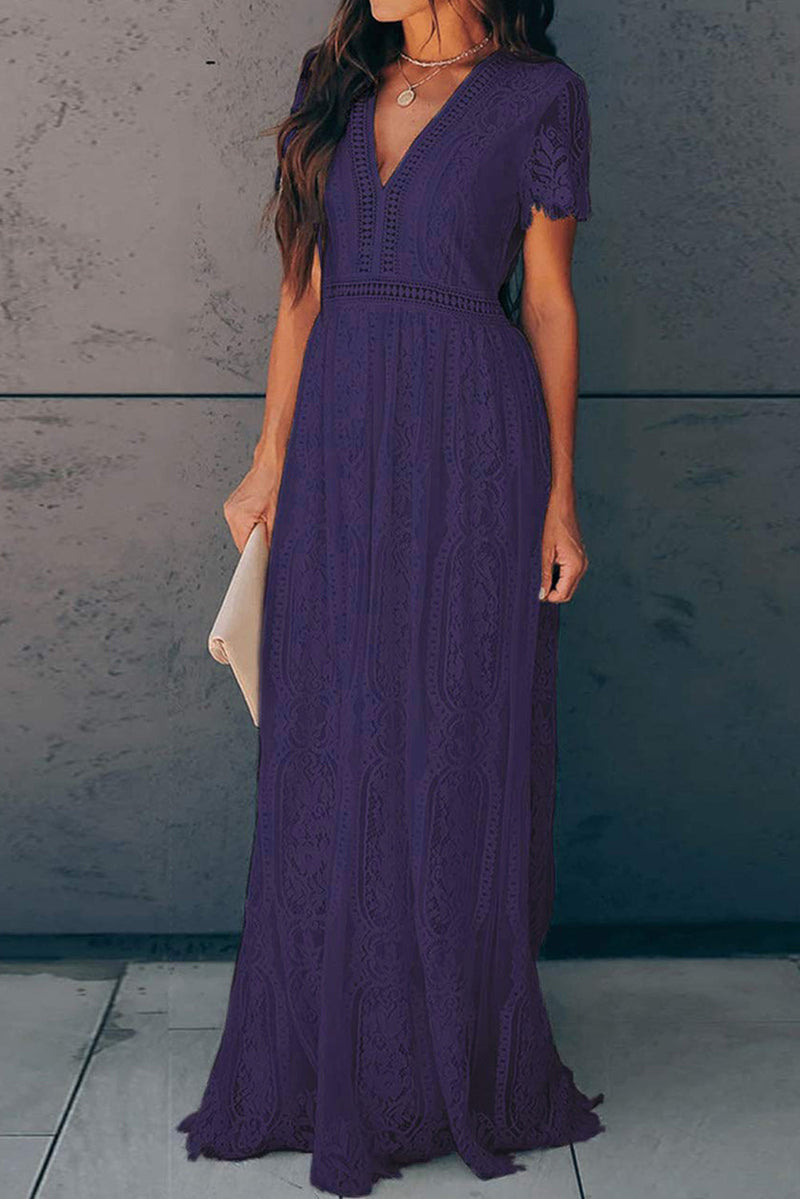 KaleaBoutique Stylish Fill Your Heart Lace Maxi Dress - KaleaBoutique.com