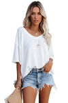 KaleaBoutique Stylish Waffle Knit Drop Shoulder Loose Top - KaleaBoutique.com